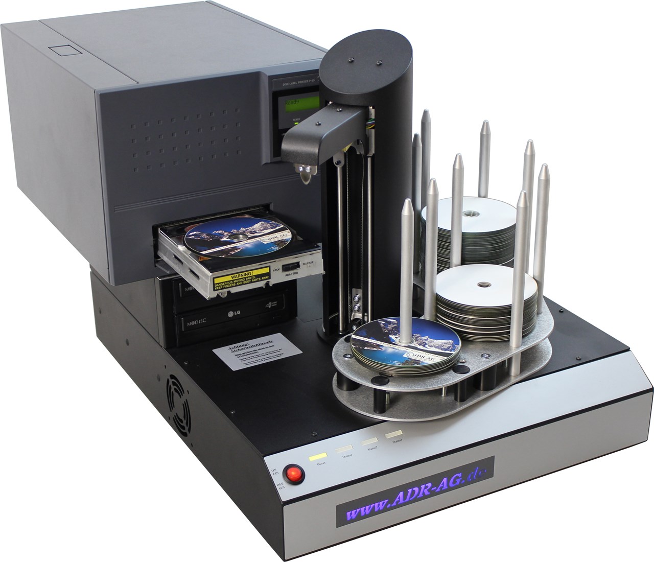 Imagem de Hurricane 1 Duplicador de CD/DVD com impressora de termoretransferência TEAC p-55