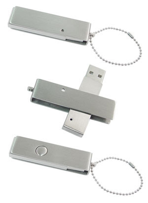 Image de Clé USB rotative en métal KH M011