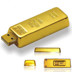 Picture of KH M023 USB-minne med guldstång