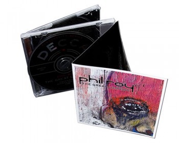Pilt CD - Kopieren und bedrucken + Jewel Case mit 6-Seitigem Booklet und Inlay