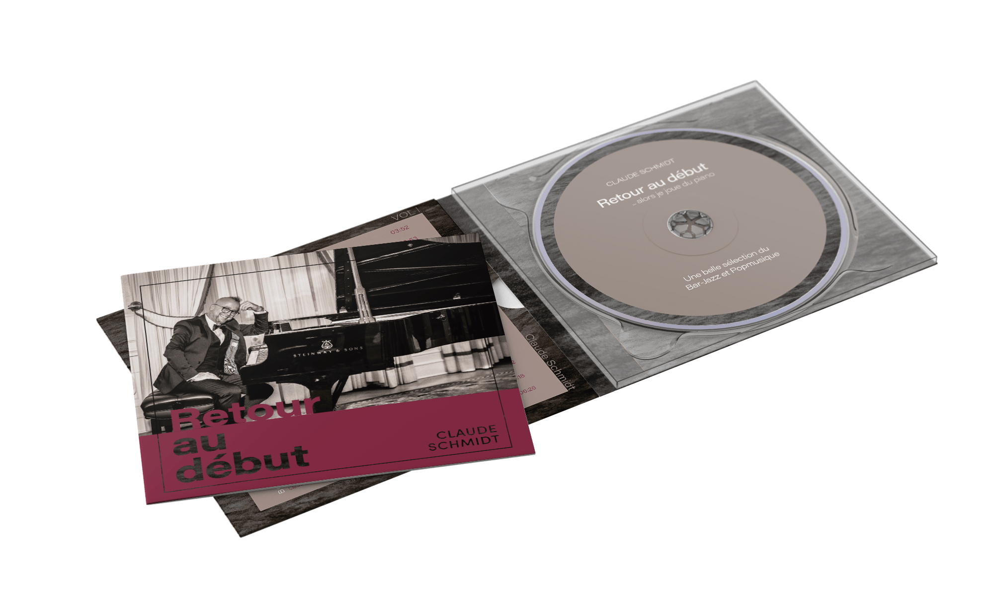 Imagem de Reprodução de CD (Pressung) com etiqueta, embalagem e embalagem de cartão