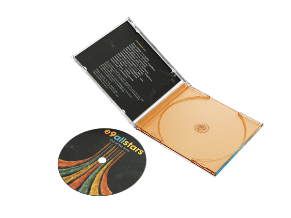 Imagem de CD - Cópia e impressão + caixa de jóias com 4-Folheto de páginas e incrustações