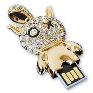 Picture of KH J008 Hängsmycke med strass USB-minne