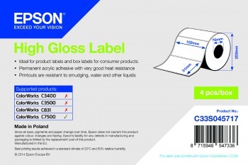 Billede til kategori High Gloss Paper Labels