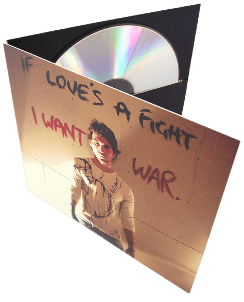 Bild von CD gepresst und bedruckt + CD Digifile 4-seitig
