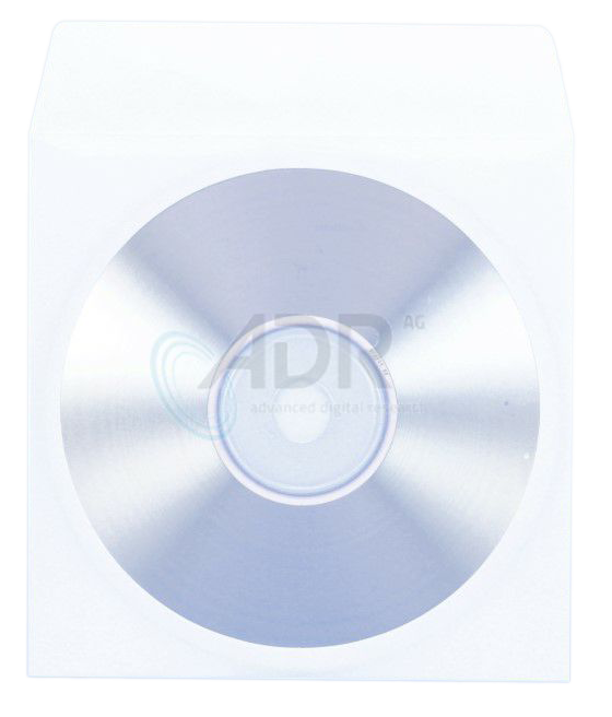 Image de CD - Kopieren und Bedrucken + Papiertasche mit Klarsichtfenster und Klappe