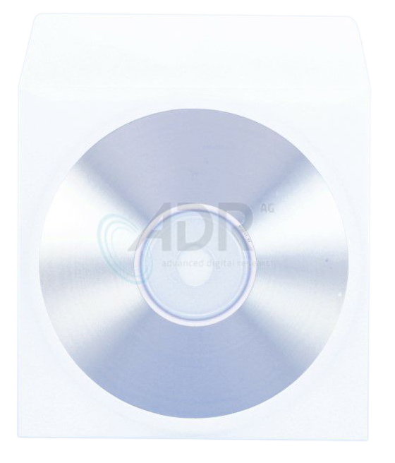 Bild von CD gepresst und bedruckt + Papiertasche mit Klarsichtfenster und Klappe